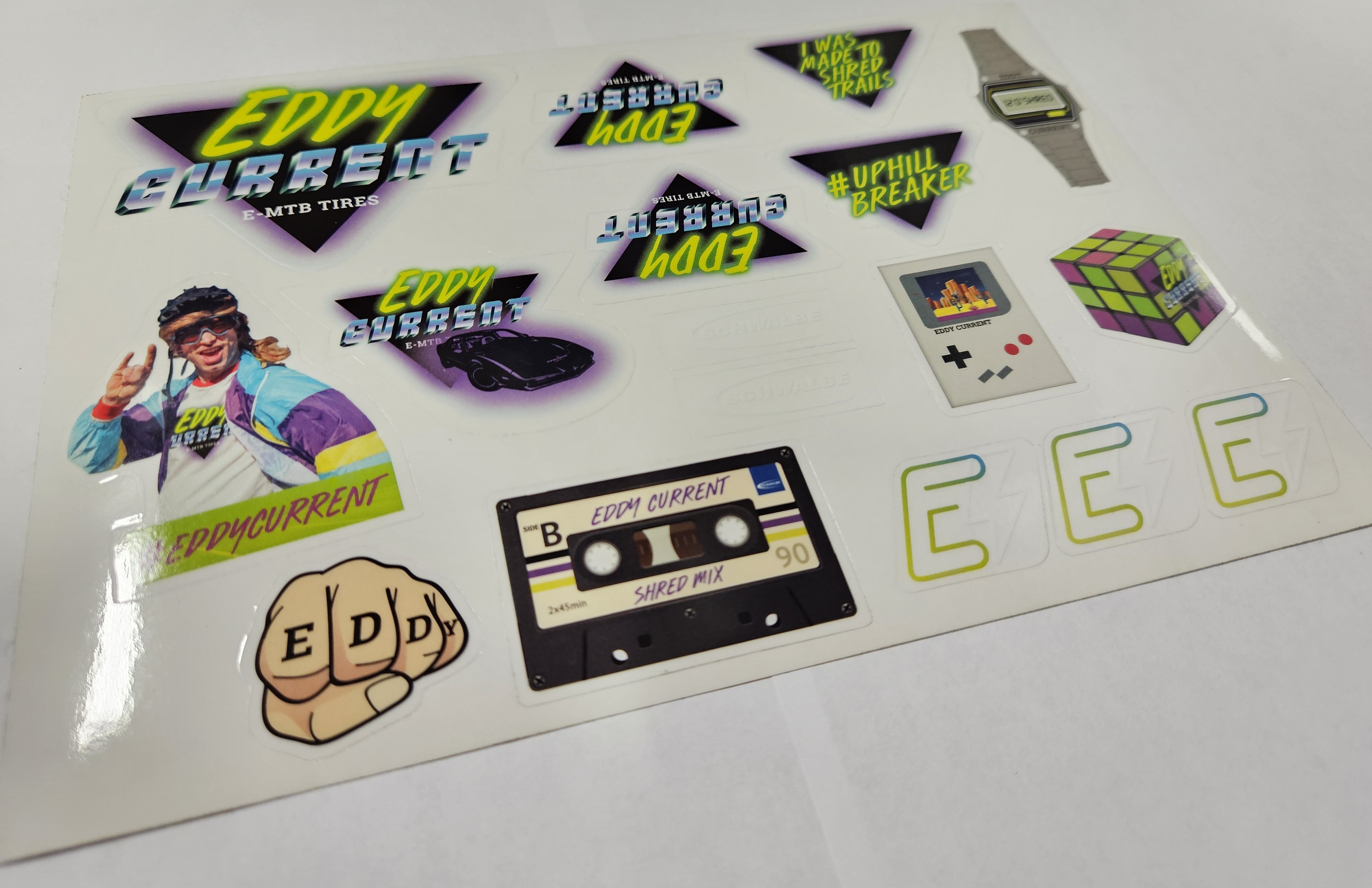 Eddy Current Sticker Sheet