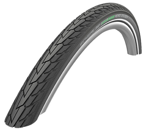  SCHWALBE OPTS FOR GREEN: ROAD CRUISER WITH GREEN COMPOUND